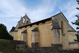 Vue sud-est de l'église