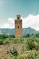 Minareto di un'antica moschea nella casba merinide.