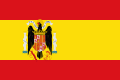 Bandera empleada por el bando sublevado entre el 2 de febrero de 1938 y el 1 de abril de 1939 y, tras la victoria de este, bandera de España entre el 1 de abril de 1939 y el 11 de octubre de 1945.