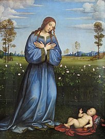Adoration de l'Enfant 1500-1505, Munich