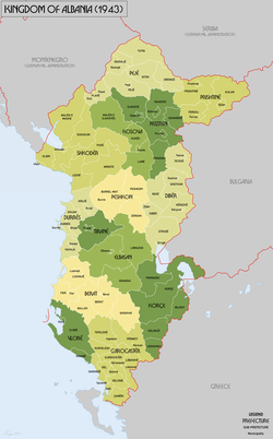 Arnavutluk haritadaki konumu