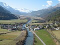 Inn River (En) in Engadin,