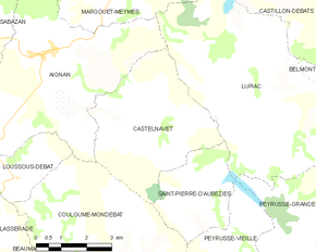 Poziția localității Castelnavet