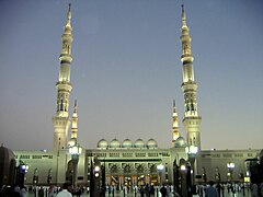 Masjid al-Nabawi à Médine.