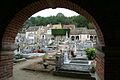 Le cimetière, vue de l'entrée sud.