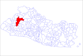 Localização do município de Santa Ana