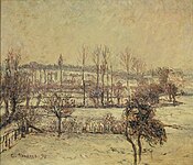 Neve em Eragny (1895), Casa Museu Eva Klabin - Brasil