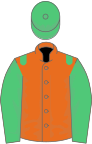 Orange, Emerald Green epaulets, sleeves and cap