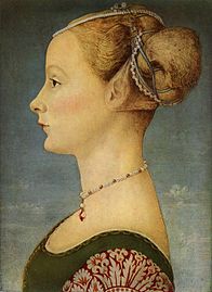 Retrato de uma jovem, Museo Poldi Pezzoli, Milão. Talvez por Piero.