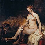 Bathseba met de brief van koning David, Rembrandt (h)