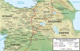 Geophysical map of the southern Caucasus and northern Middle East