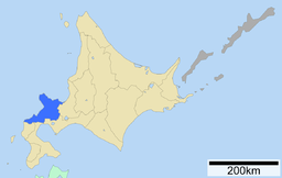 Läge i Hokkaido prefektur