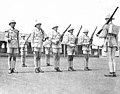 South African infantry on parade prior to the Union of South Africa's entry into World War II