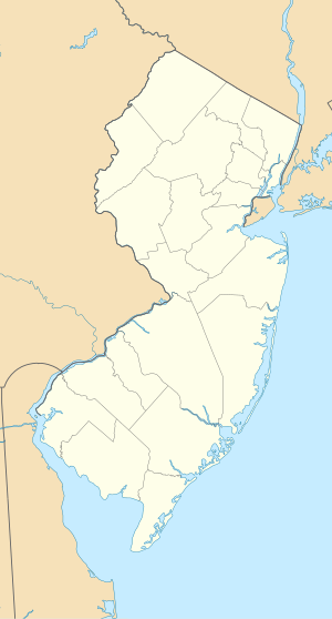 Лодай. Карта розташування: Нью-Джерсі
