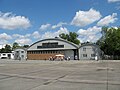 Hangar auf dem ehemaligen Flugplatz Neubiberg bei München