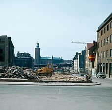 Kv. Wahrenberg mot väst 1967.