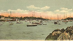 Five Islands, Georgetown, ME; from a c. 1906 postcard published by G. W. Morris