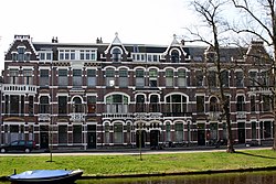 Blokje van zes etagewoningen, Witte Singel 92-97