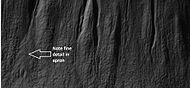 Gullies apron - Close-up (HiRISE).