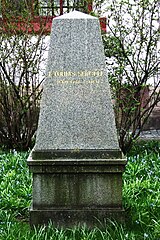 Tobias Sergels gravvård på Adolf Fredriks kyrkogård.