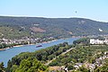 Braubach, Rheinland-Pfalz: Blick von der Marksburg