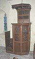 St. Peter's parish church: Jacobean pulpit