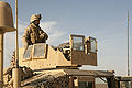 צריח ובו מקלע מותקן על רכב HMMWV בשירות צבא ארצות הברית