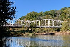 Neshanic Station Lenticular Truss Bridge