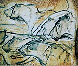 Pinturas rupestres en Chauvet.