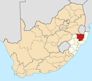 Зулуленд на карте