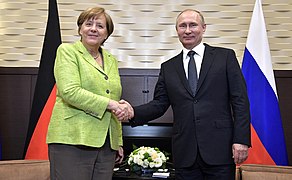 Meeting with Federal Chancellor of Germany Angela Merkel1.jpg