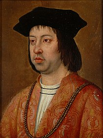 II. Ferdinánd király Michael Sittow festő munkáján (Bécsi Szépművészeti Múzeum)