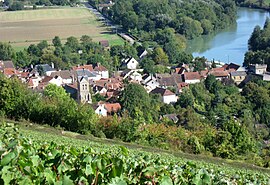 A general view of Nanteuil-sur-Marne