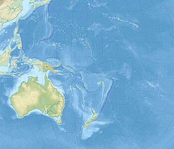 Ro-104. Карта розташування: Океанія