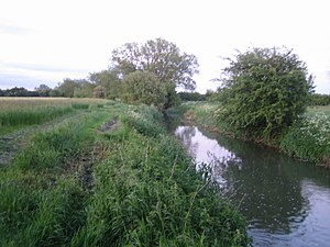 Padbury Brook near Three Bridge Mill, Twyford