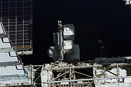 S129E010078 - STS-129 - Exterior view of the ISS taken as Atlantis departs at the end of the STS-129 Mission - DPLA - 07f1af08b94efeb8c00b9c7ca371f077.jpg