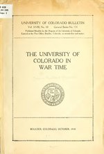 Thumbnail for File:The University of Colorado in war time (IA universityofcolo00mars).pdf