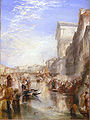 J. M. W. Turner's The Grand Canal - Scene - A Street In Venice