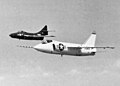 F9F-9 with F9F-8, 1954