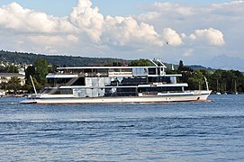 Motor ship Panta Rhei on Lake Zürich, Switzerland