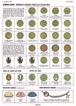 Thumbnail for File:07 article-hdbk-TM-E-30-451 Page 850 Handbook on German military forces US War Dep March 1945--VII Army WW2 Specialty Badges, Musician, Markmanship cord awards, etc (NCOs, Enlisted Men). No known copyright. Contrast.jpg