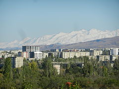 Vue générale de Bichkek.