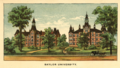 In 1892, Baylor University had two main buildings, Old Main and Burleson Hall