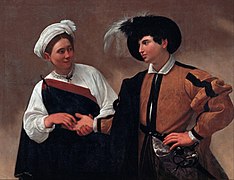 Gatanje (Caravaggio), oko 1594.
