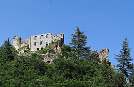 Le château de Guillaumes.