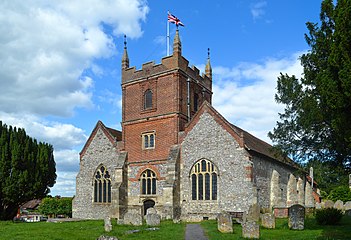 Hampshire'ın Odiham köyündeki All Saints Kilisesi