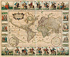 Bütün Yer kürəsinin yeni coğrafi və hidroqrafik dünyası (Nova Totius Terrarum Orbis Geographica Ac Hydrographa), 1652-ci il.