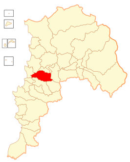 Kaart van Quillota