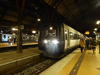 DSB IR4 07, IR4 2107 at Copenhagen Central Station.