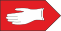 ხელის მტევნის სიმბოლო, რომელიც XIV საუკუნეში იყო სოხუმის (სებასტოპოლის) დროშა.